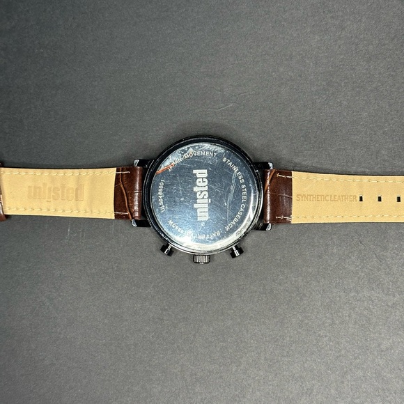 Kenneth Cole UNLISTED UL50486001 Men’s Synthetic Leather Fashion Working Watch - Picture 4 of 5